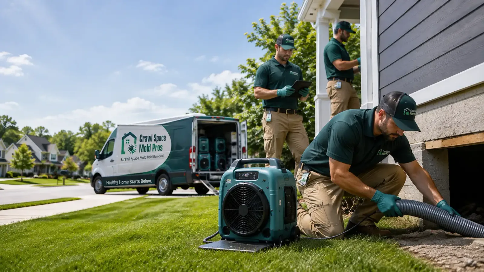 Crawl Space Mold Removal in Green Isle, MN